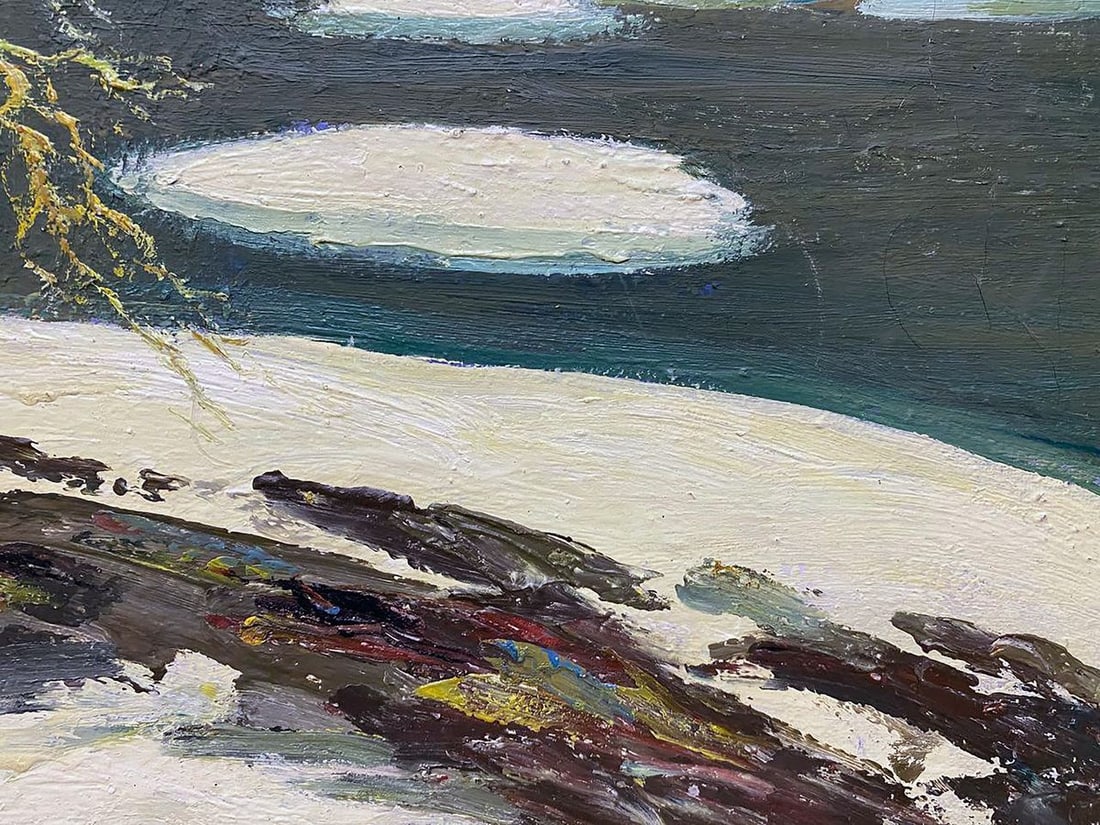 Oil painting Winter landscape Shariy Anatoly Ivanovich - 5
