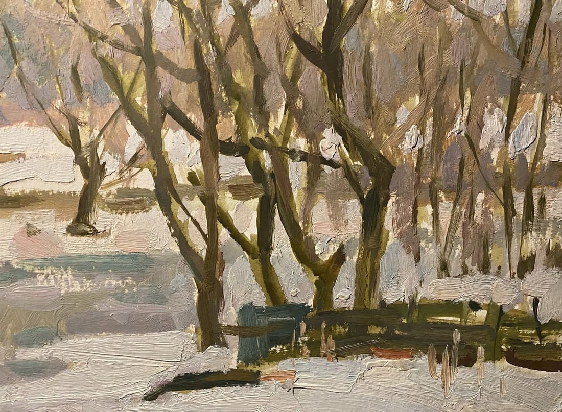 Oil painting Breath of spring Nikolai Bortnikov - 3