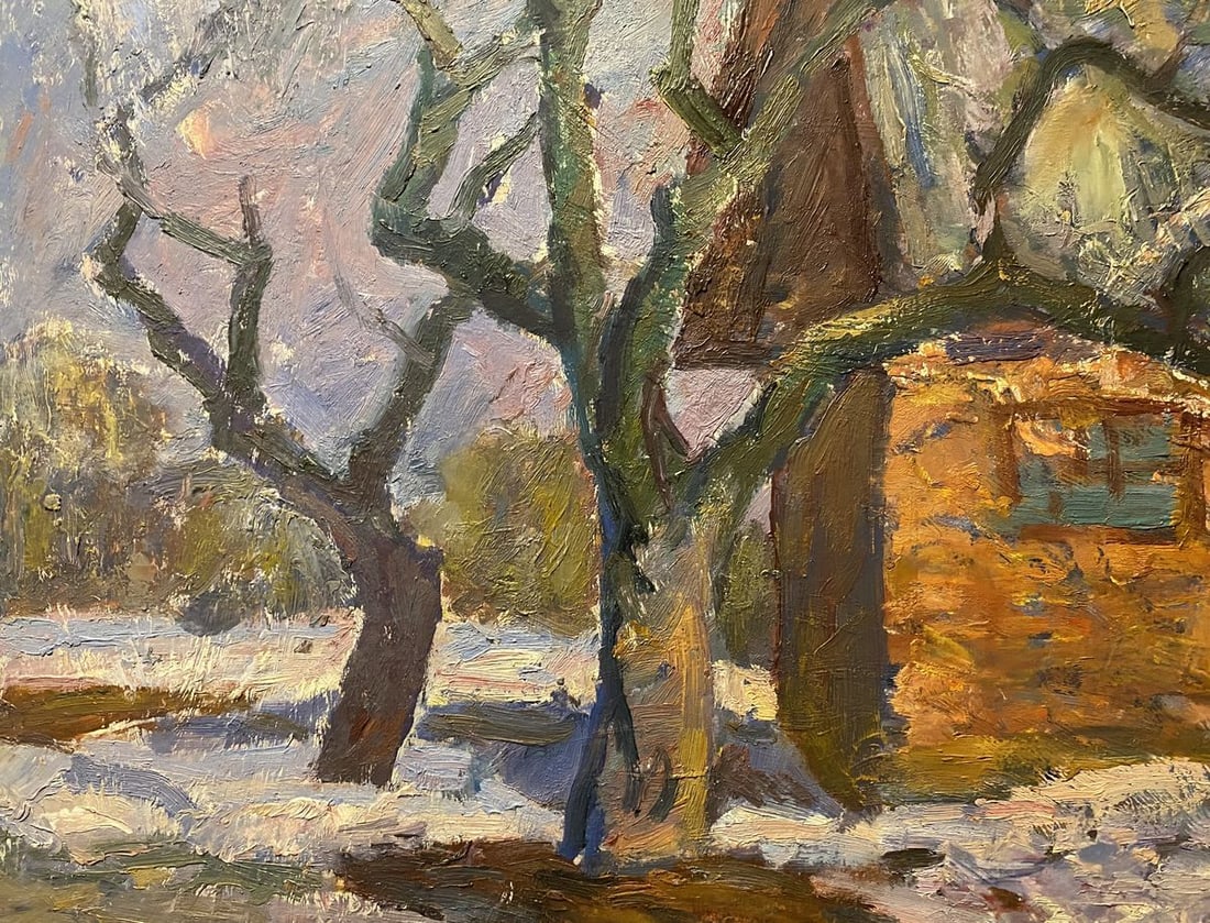 Oil painting March Stanislav Petrashevsky - 4