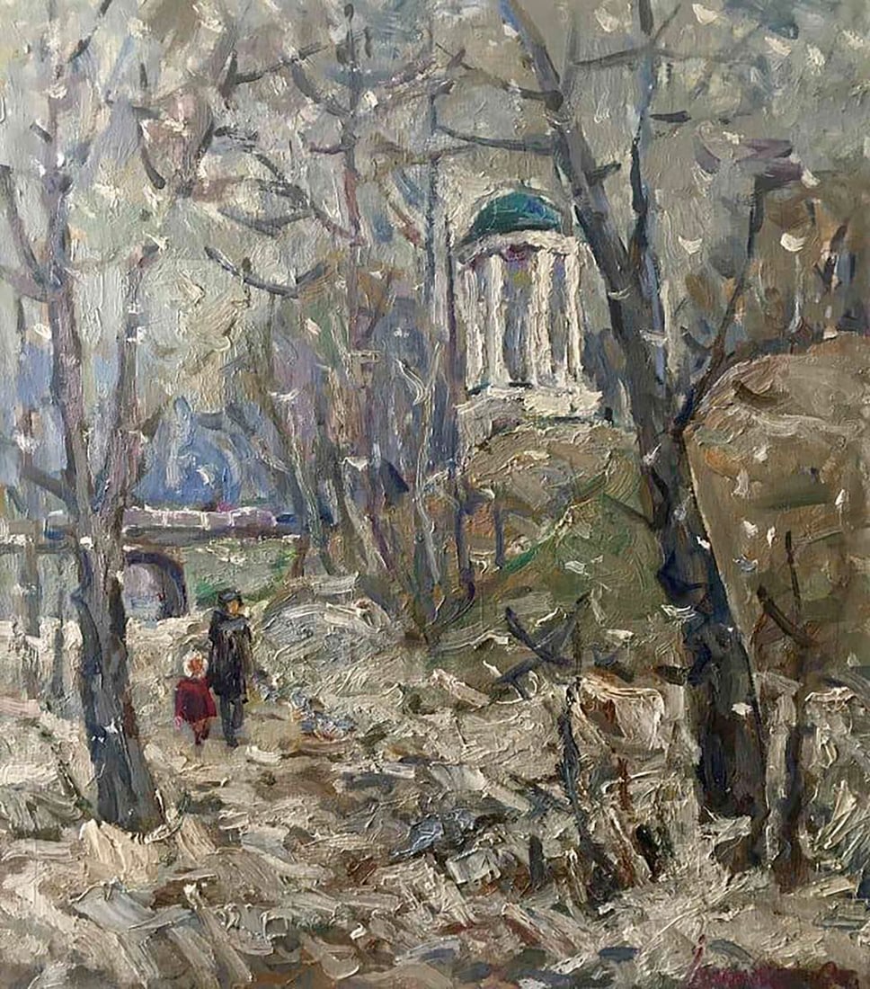 Oil painting Last snow Kalenyuk Alex: Title: Oil painting Last snow Kalenyuk Alex Description: NoKalen 256 *** ABOUT THIS PAINTING *** * TITLE: "Last snow" * ARTISTS: Kalenyuk Alex * SIZE: 70x80 cm/'27.55x31.49 inches' * MEDIUM: oil,