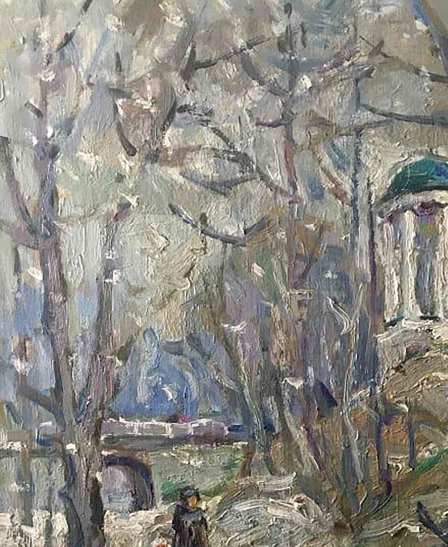 Oil painting Last snow Kalenyuk Alex - 2