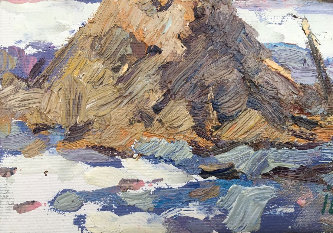 Oil painting Outside the village Kalenyuk Oksana - 3
