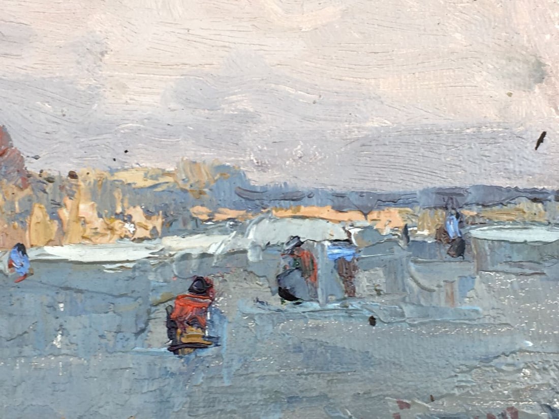 Oil painting On the river Kalenyuk Alex - 6