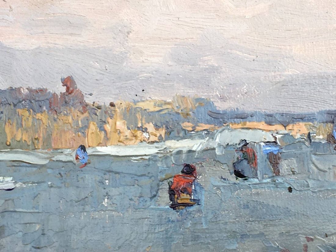 Oil painting On the river Kalenyuk Alex - 7