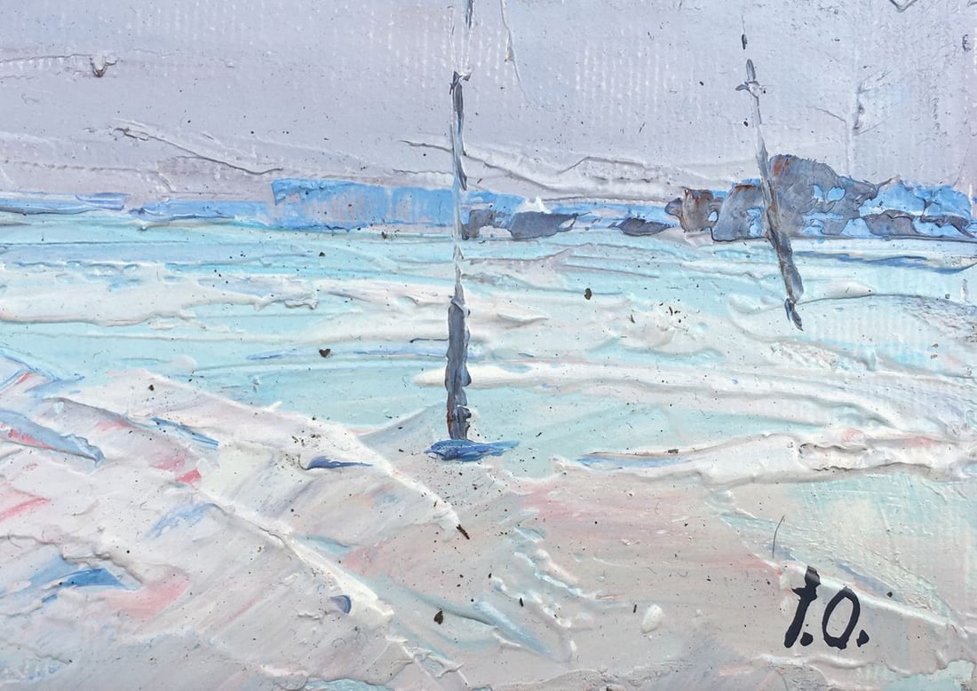 Oil painting In the distance Kalenyuk Alex - 2