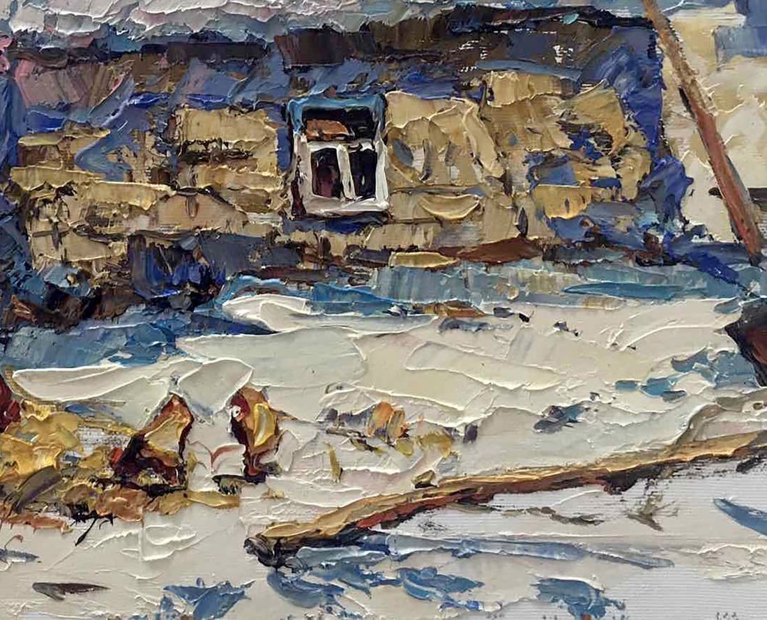 Oil painting In the courtyard Kalenyuk Alex - 5