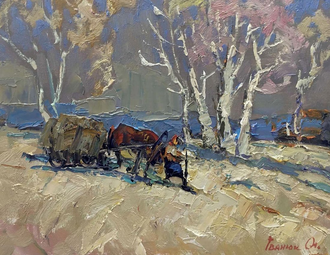 Oil painting Autumn day Kalenyuk Alex: Title: Oil painting Autumn day Kalenyuk Alex Description: NoKalen 323 *** ABOUT THIS PAINTING *** * TITLE: "Autumn day" * ARTISTS: Kalenyuk Alex * SIZE: 35x45 cm/'13.77x17.71 inches' * MEDIUM: oil,