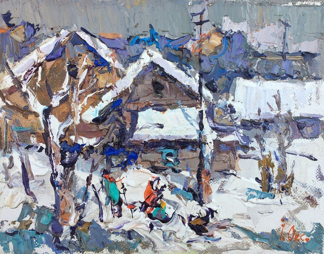 Oil painting Holidays Kalenyuk Oksana: Title: Oil painting Holidays Kalenyuk Oksana Description: No329AAA *** ABOUT THIS PAINTING *** * TITLE: "Holidays" * ARTISTS: Kalenyuk Oksana * SIZE: 20x25 cm/'7.87x9.84 inches' * MEDIUM: oil, canvas 