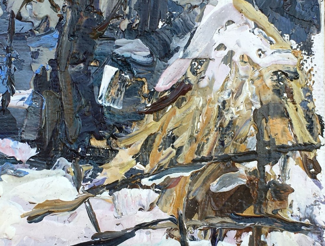 Oil painting In the courtyard Kalenyuk Alex - 6