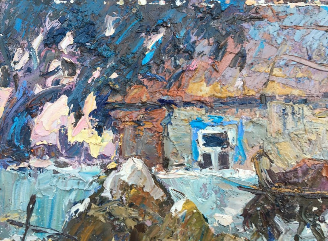 Oil painting From the road Kalenyuk Alex - 5