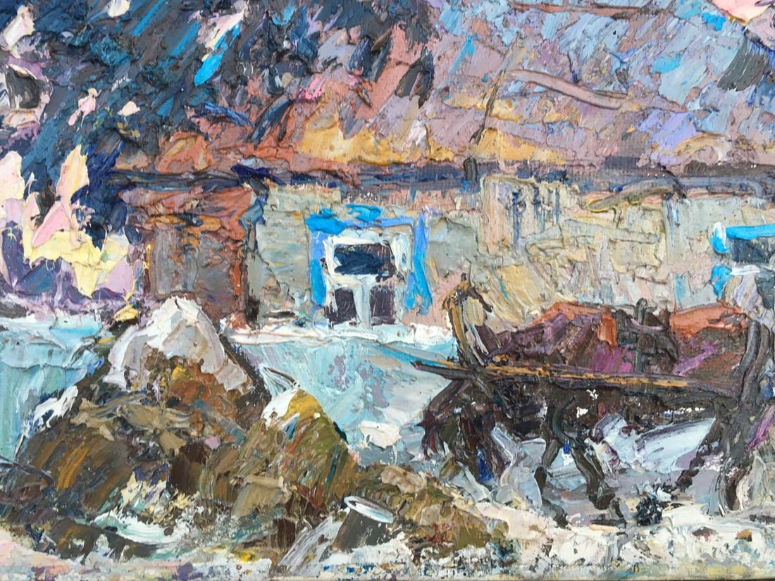 Oil painting From the road Kalenyuk Alex - 6