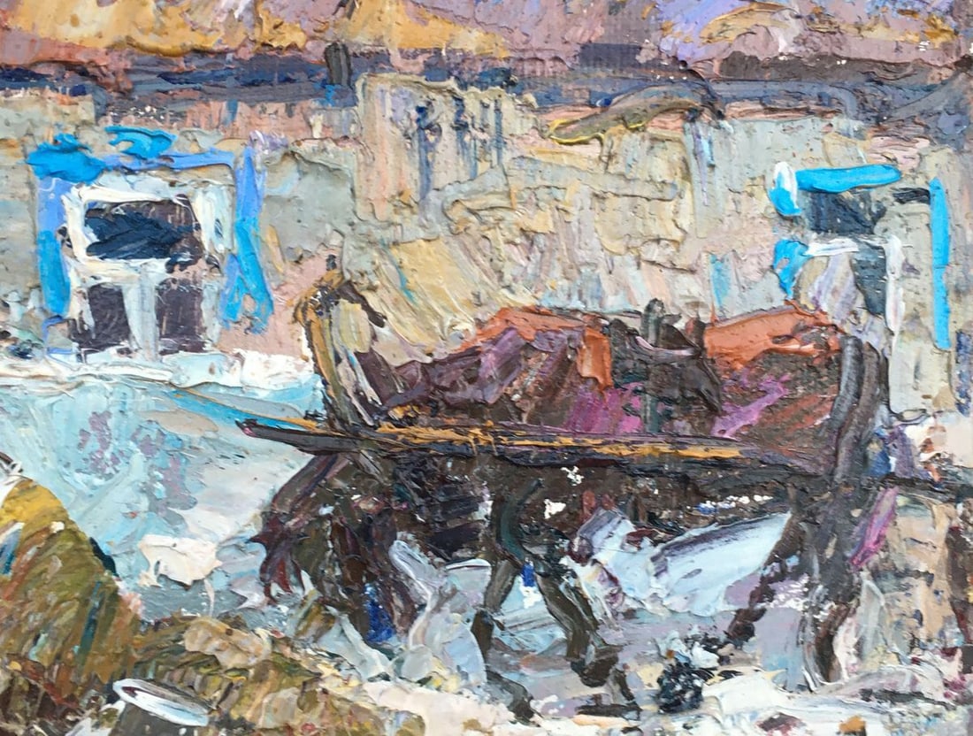 Oil painting From the road Kalenyuk Alex - 8