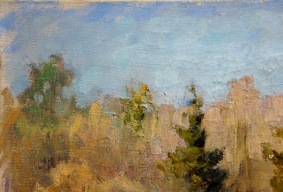 Oil painting End of winter Mynka Alexander Fedorovich - 3