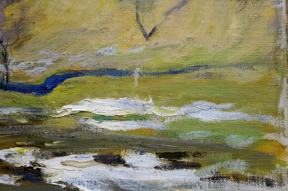 Oil painting End of winter Mynka Alexander Fedorovich - 5