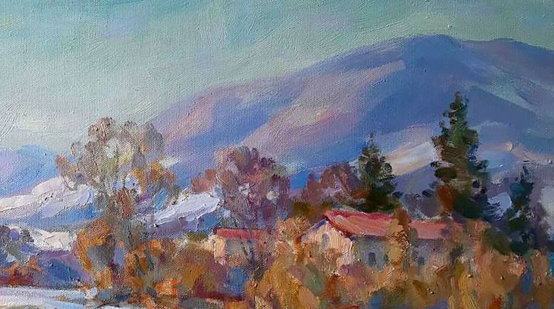 Oil painting Life in the mountains Kovalenko Ivan Mikhailovich - 3