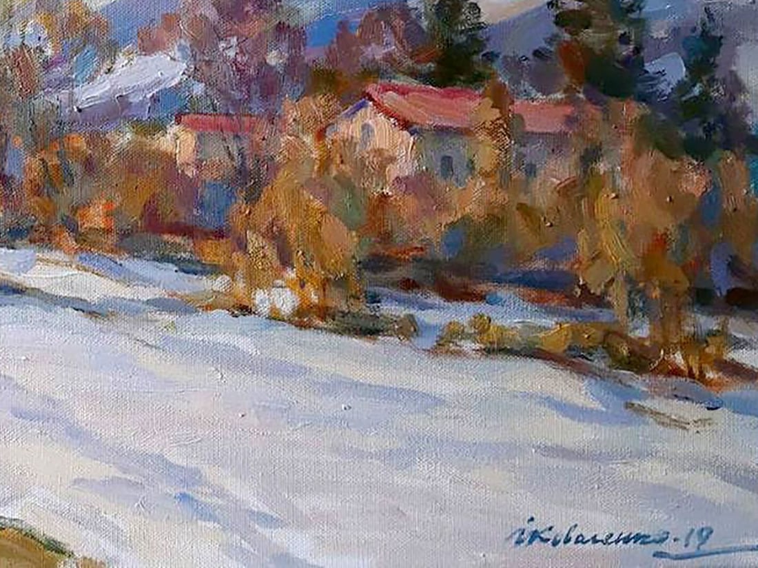 Oil painting Life in the mountains Kovalenko Ivan Mikhailovich - 5