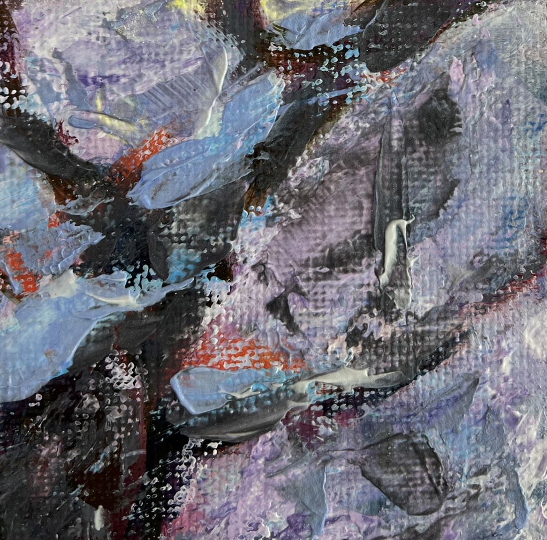 Acrylic painting Winter fairy tale in the forest Mykhailo Patskan - 4