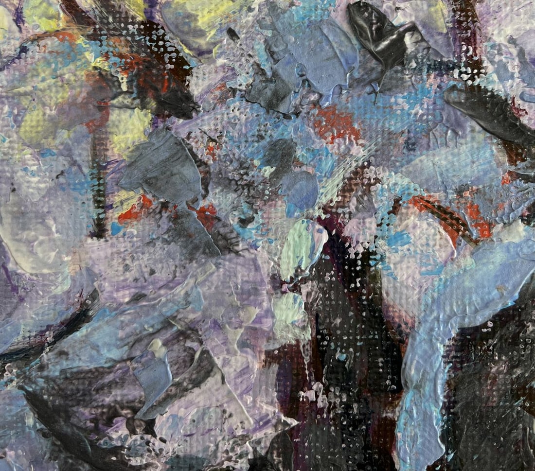 Acrylic painting Winter fairy tale in the forest Mykhailo Patskan - 5