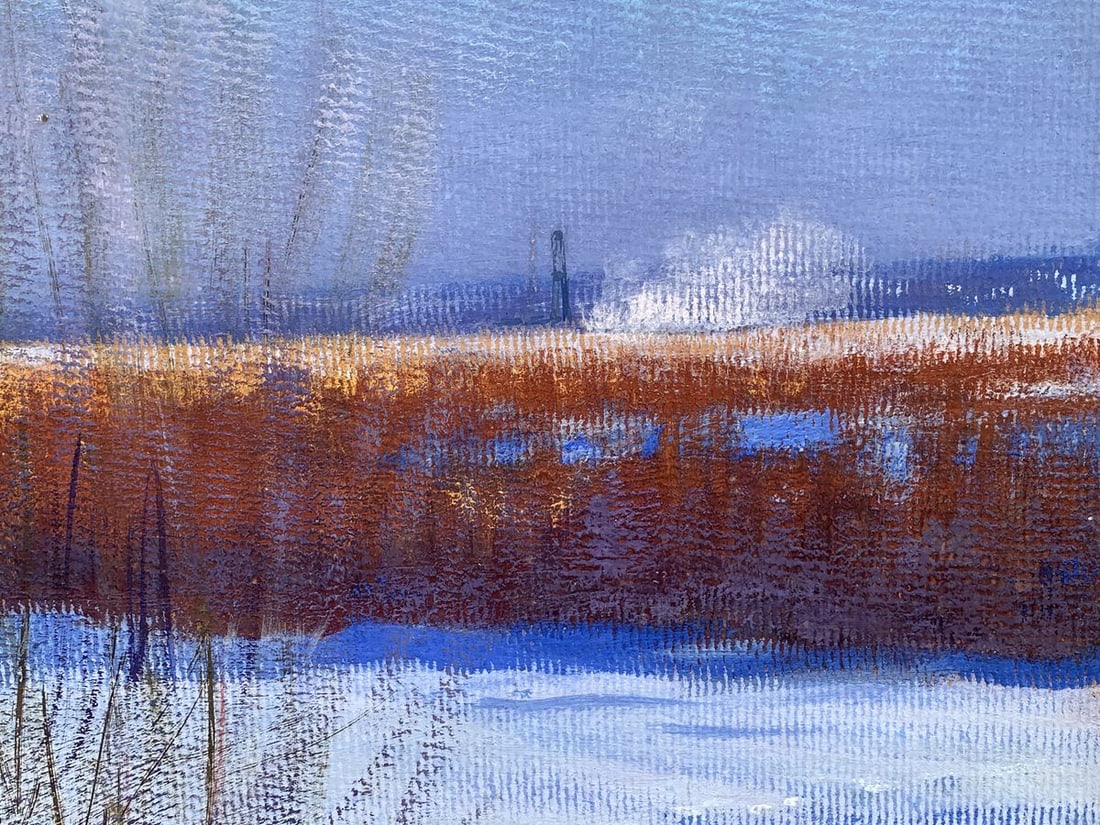 Oil painting March morning Ivan Tsyupka - 6