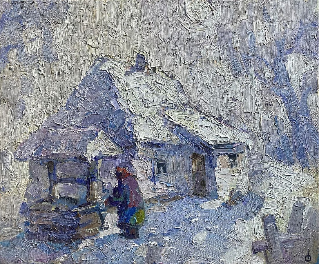 Oil painting Cold Alex Kalenyuk (1 of 4)