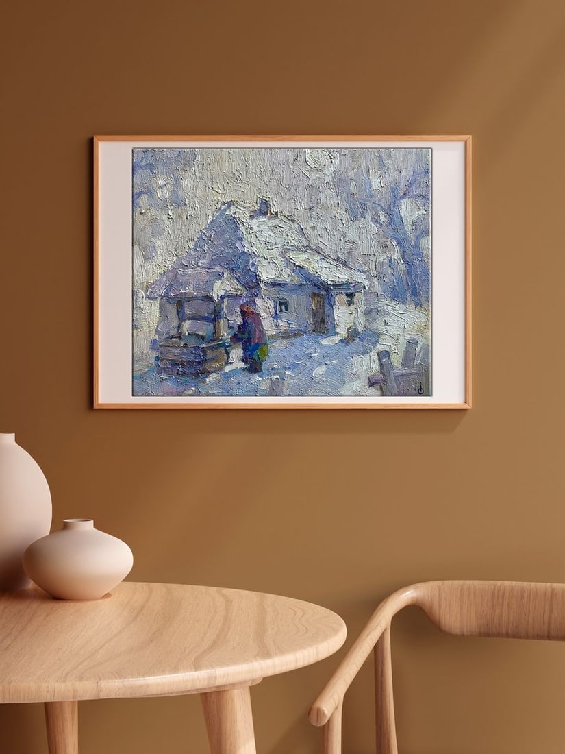 Oil painting Cold Alex Kalenyuk - 3