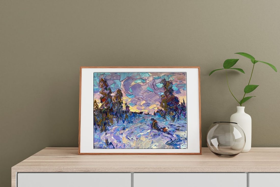 Oil painting Evening Alex Kalenyuk - 2