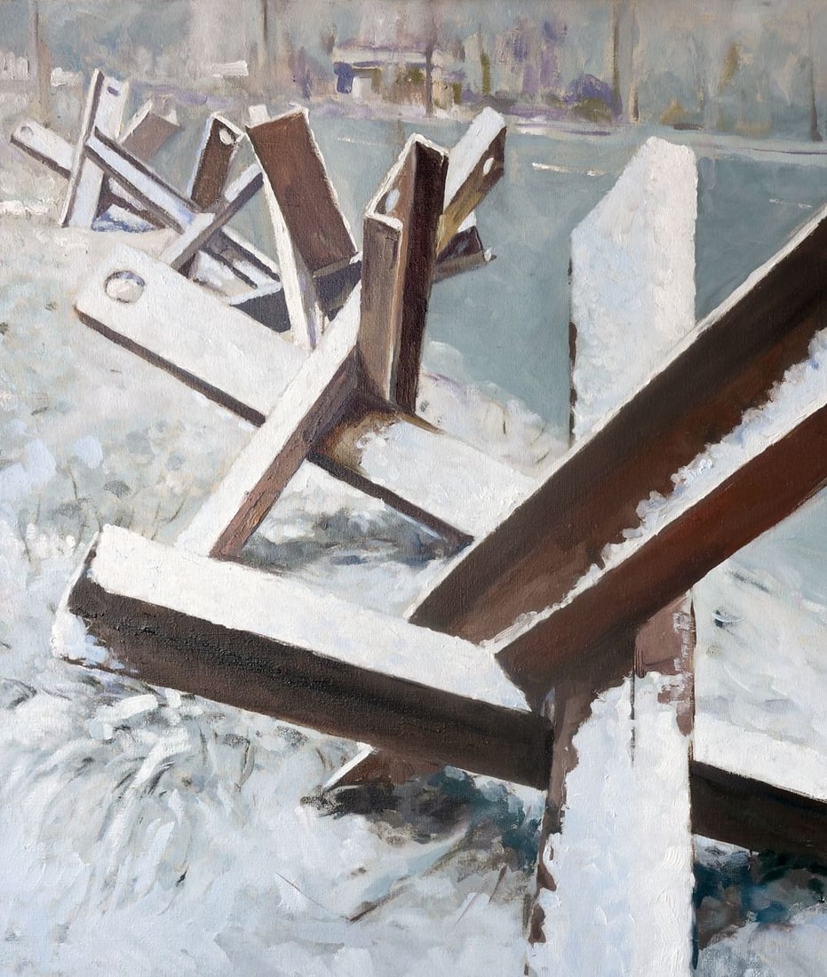 Oil painting Snowflakes Varvarov Anatoly Viktorovich - 4