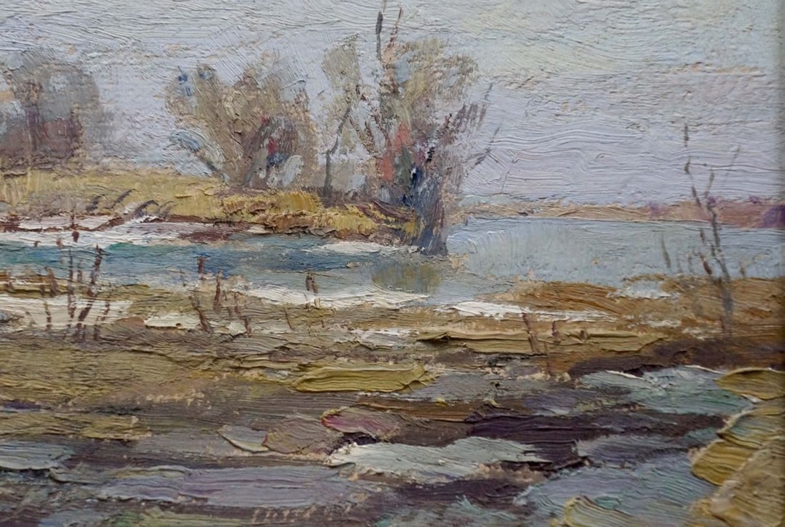 Oil painting Spring is coming Kurnakov Georgy Vasilievich - 5