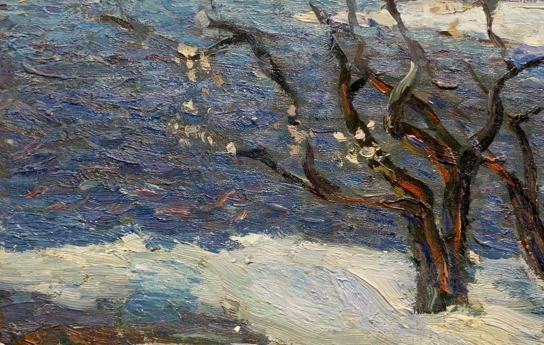 Oil painting Cold day Stremsky Alexander Ivanovich - 2