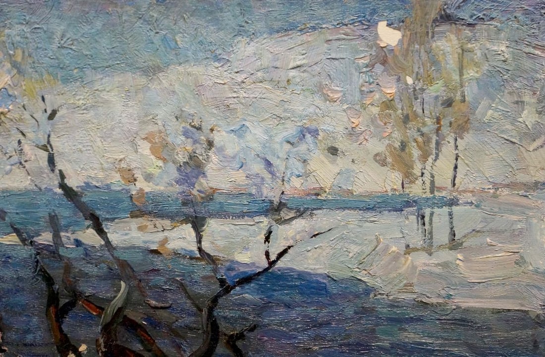 Oil painting Cold day Stremsky Alexander Ivanovich - 4