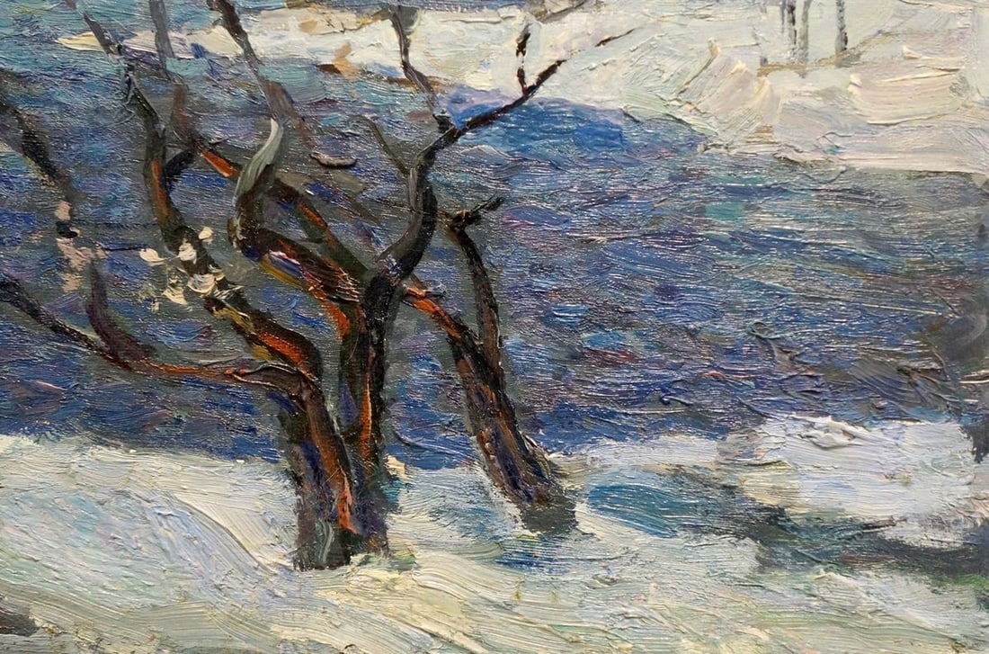 Oil painting Cold day Stremsky Alexander Ivanovich - 5