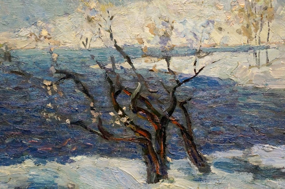 Oil painting Cold day Stremsky Alexander Ivanovich - 6