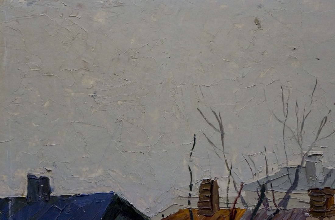 Oil painting Urban landscape - 3
