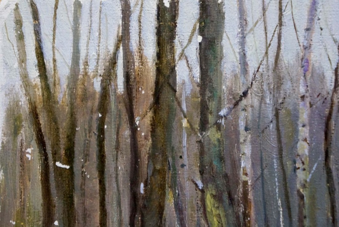 Oil painting Winter forest Tereshchenko Anatoly Grigorievich - 3