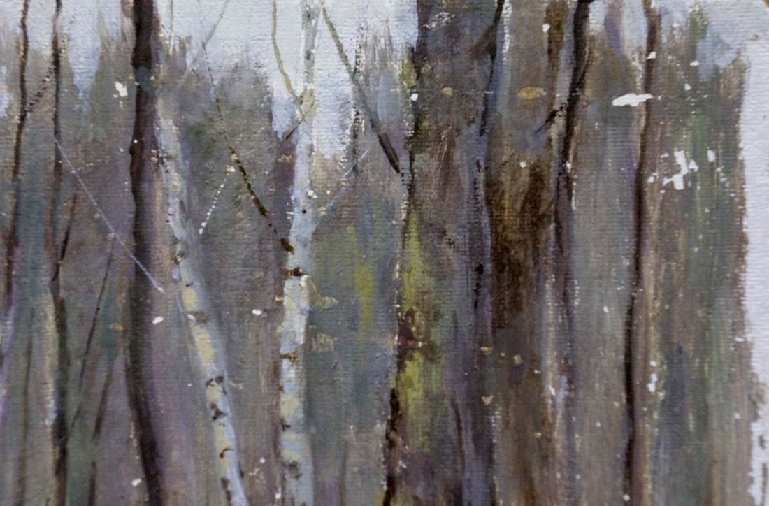 Oil painting Winter forest Tereshchenko Anatoly Grigorievich - 4
