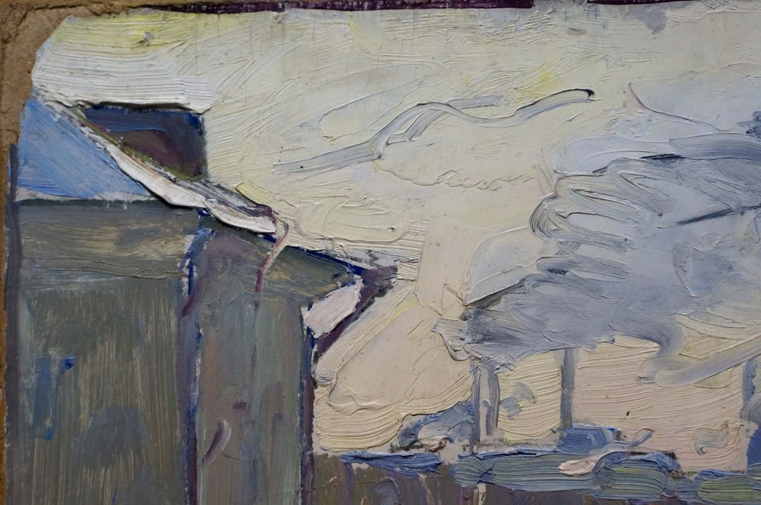 Oil painting City life - 4
