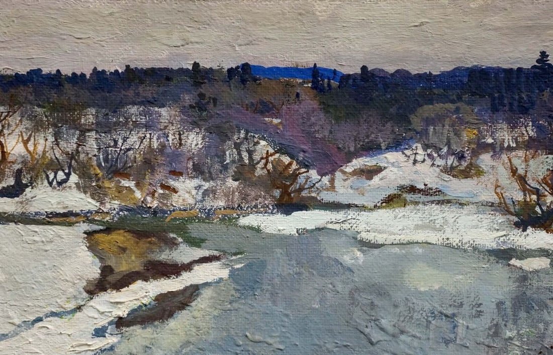 Oil painting March Mukho Nikolay Antonovich - 3