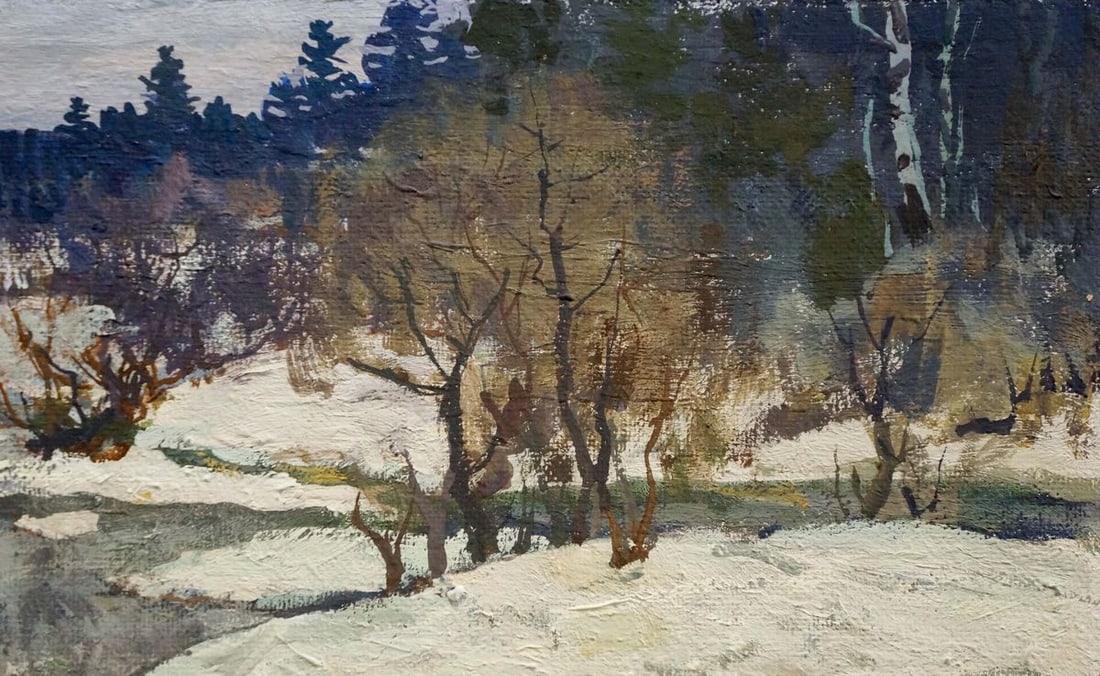 Oil painting March Mukho Nikolay Antonovich - 4