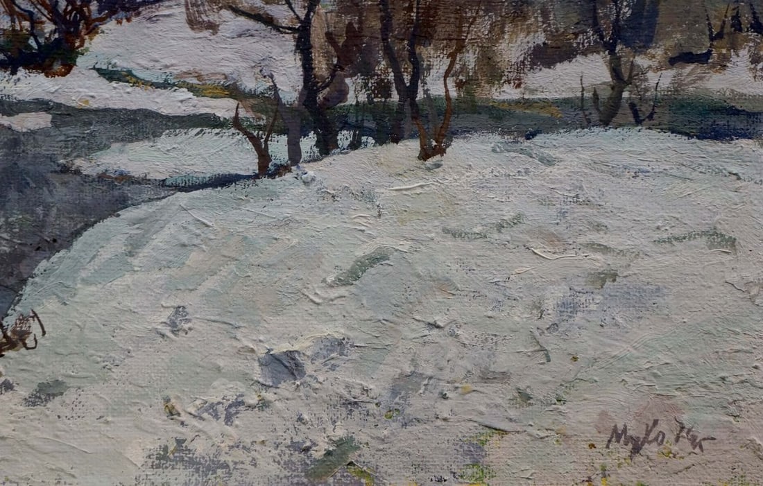 Oil painting March Mukho Nikolay Antonovich - 5