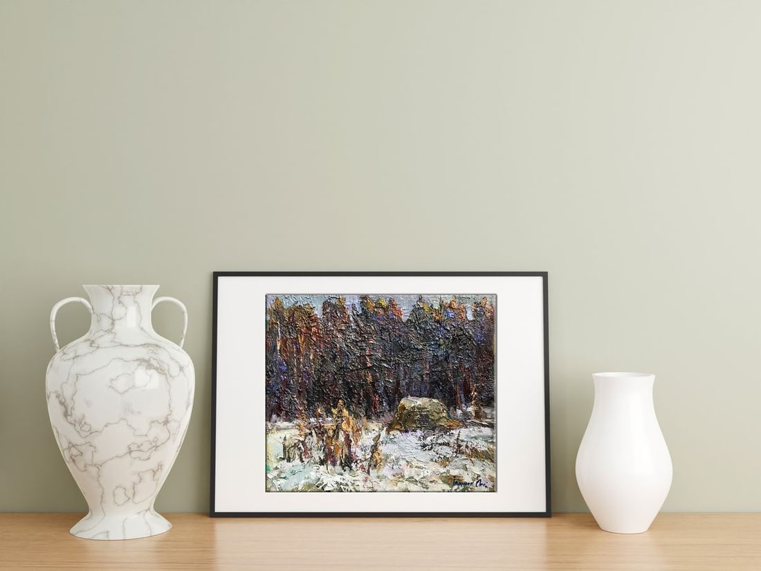 Oil painting Near the forest Kalenyuk Oksana - 3