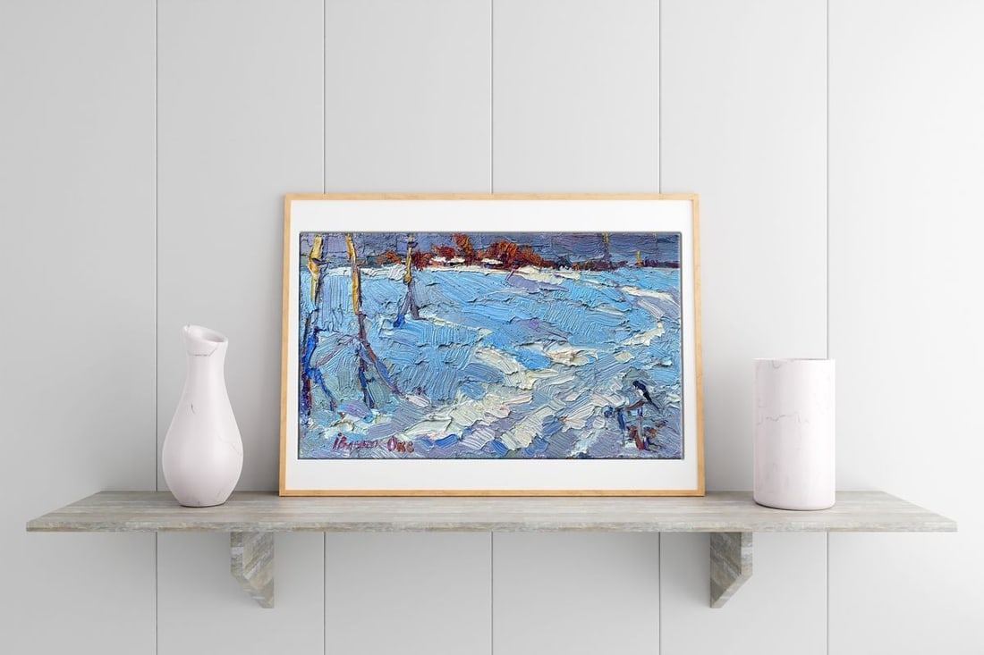 Oil painting Winter Kalenyuk Oksana - 3