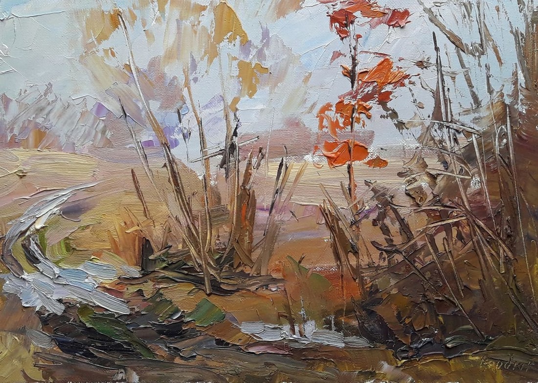 Oil painting Last snow / Serdyuk Boris Petrovich - 2