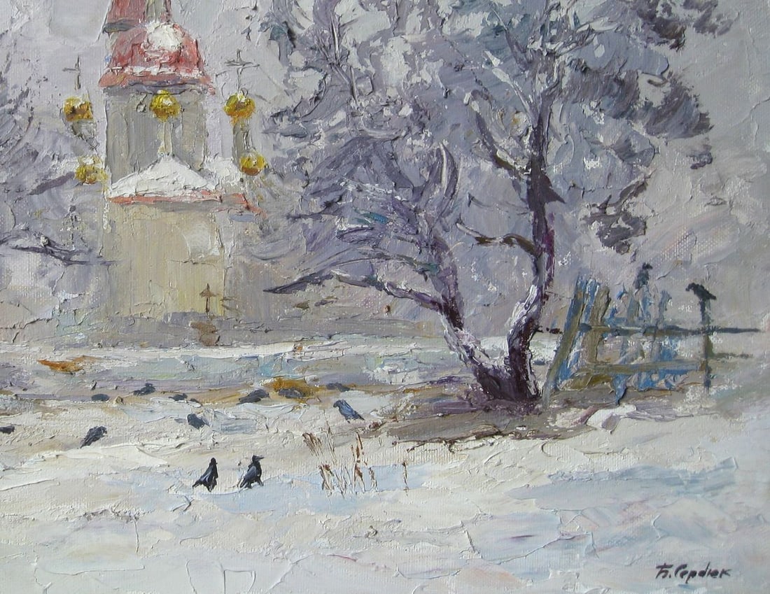Oil painting Breathed cold Serdyuk Boris Petrovich - 3