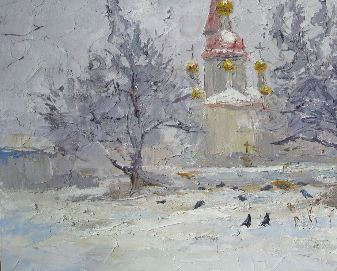 Oil painting Breathed cold Serdyuk Boris Petrovich - 4