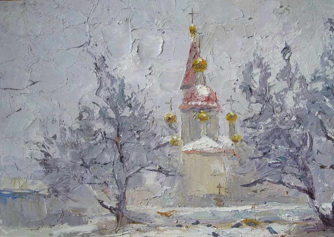 Oil painting Breathed cold Serdyuk Boris Petrovich - 5