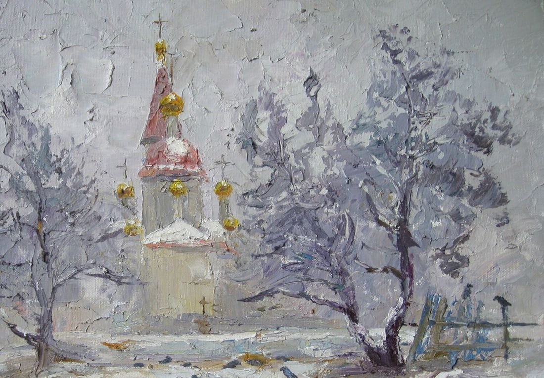 Oil painting Breathed cold Serdyuk Boris Petrovich - 6