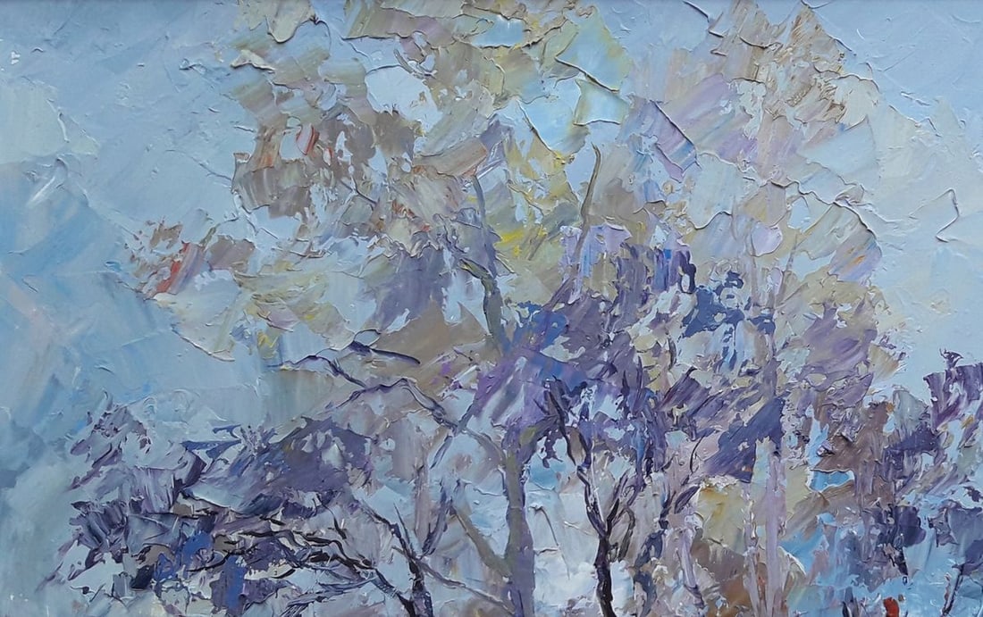Oil painting Winter day Serdyuk Boris Petrovich - 4