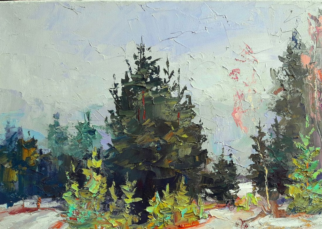 Oil painting Getting dark Serdyuk Boris Petrovich - 2