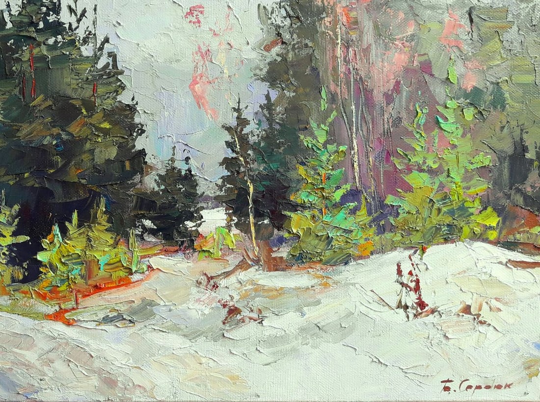 Oil painting Getting dark Serdyuk Boris Petrovich - 3