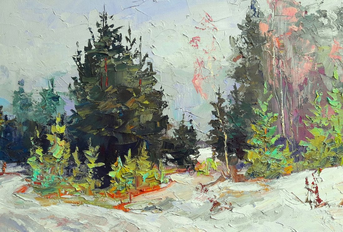 Oil painting Getting dark Serdyuk Boris Petrovich - 4